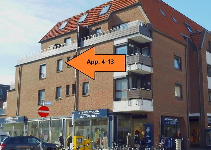 4-13, Friedrichstr 35, Sehr Strandnah Mit Sonnigen Suedbalkon, 2 Zi Апартаменты